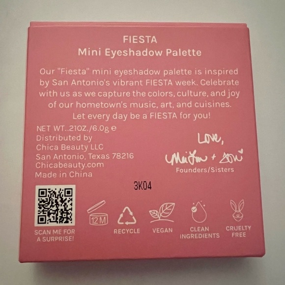 Chica Beauty Mini Fiesta Eyeshadow Palette - Picture 5 of 7